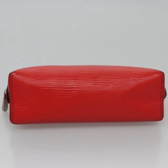 LOUIS VUITTON Epi Pochette Cosmetic PM Pouch Red M41114 LV Auth 112898 - Picture 6 of 16